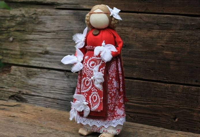 Slavic doll bird-joy, attracting well-being to the house