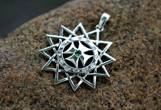 Twelve-pointed star of fate is a talisman of positive changes and happy events